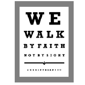 we walk eye chart